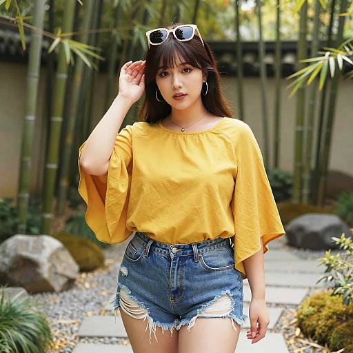 Curvy Woman in Tokyopop Zen Garden