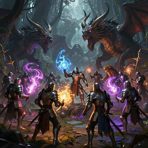 Epic Fantasy Battle Scene Generator