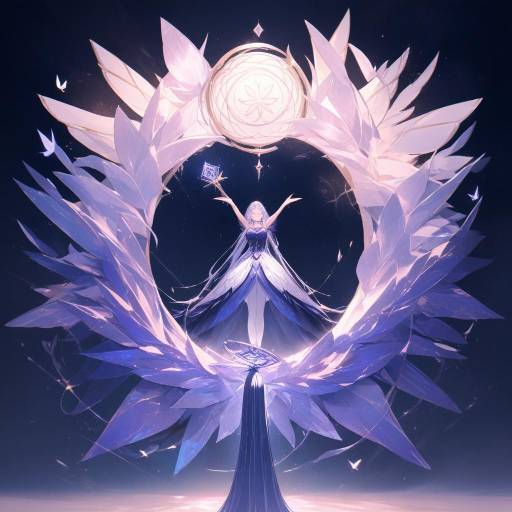 Magical Moonlit Sorceress in Elegance