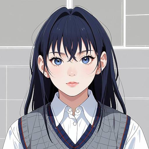 Illustration of Asanagi yori, sasayaku you ni koi wo utau in the style of Ramanda