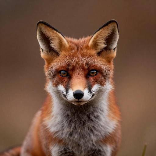 Regal Red Fox Mural Portrait