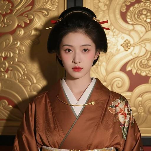 Elegant Sully Costume Portrait in Digital Art