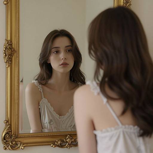 Woman and Duality in Golden Mirror