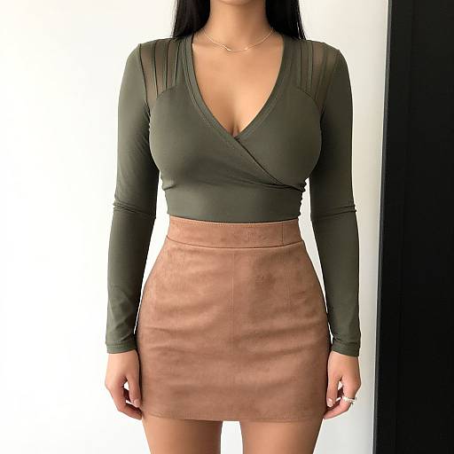 Casual Chic Olive Green Outfit