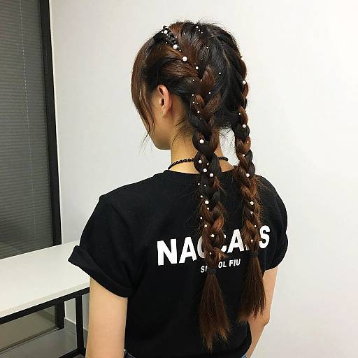 Bubble Braid Fashion Editorial Look