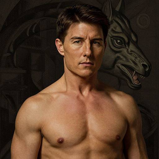 Majestic Tom Cruise Chimera Painting