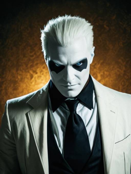 Man in Mr. Negative Cosplay Costume