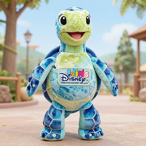 Op Art Sea Turtle Plush Costume