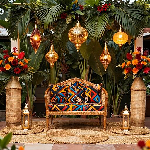 Vibrant African Wedding Decorations