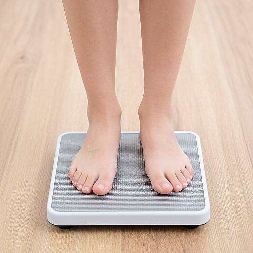 Woman Barefoot on Scale