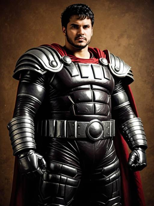Man in Guts Man Cosplay Costume