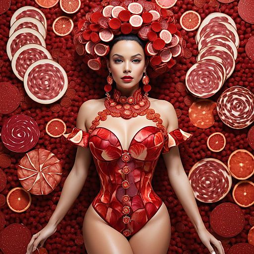Fashion Meets Food: Culinary Artistry Display