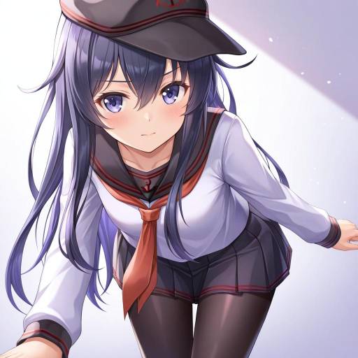 Illustration of Akatsuki kai ni (kancolle), kantai collection in the style of Lunacle