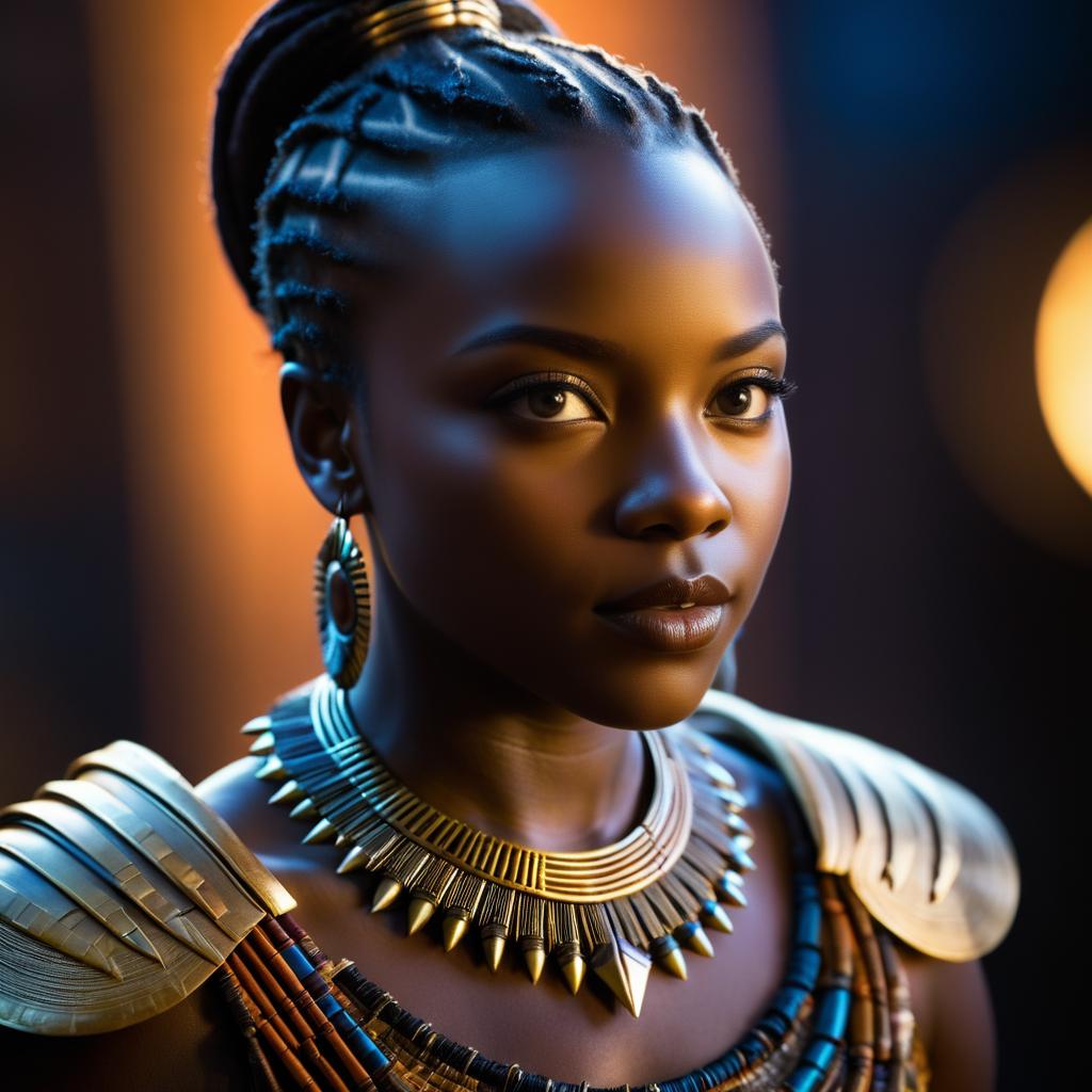 Lupita Nyong'o as Warrior Princess Portrait