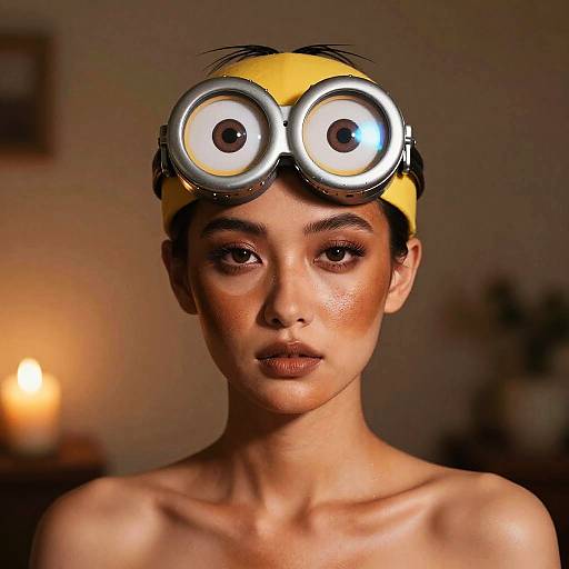 Seamless Burnt Sienna Minion Transformation