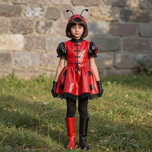 Whimsical Ladybird Cosplay Photoshoot