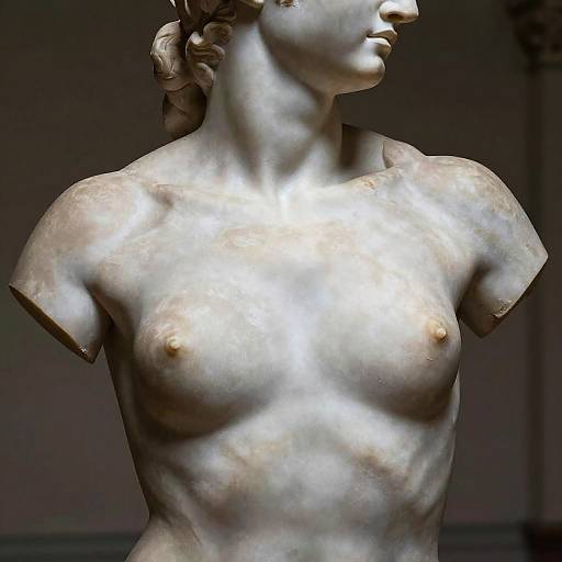 Classical Marble Head Sculpture