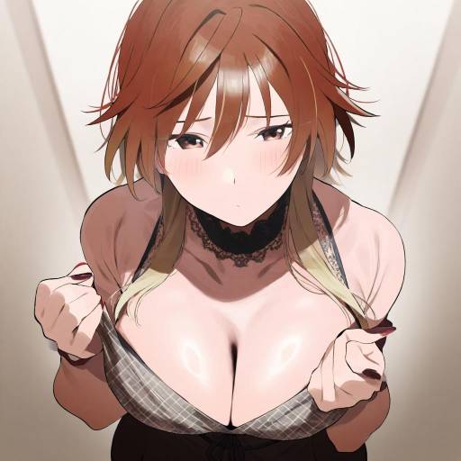 Illustration of Aketa mikoto, idolmaster in the style of Okpriko