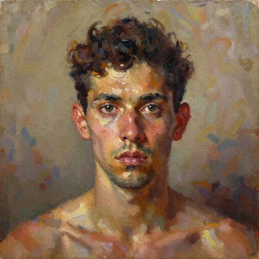 Retrato Artístico Hombre Intenso