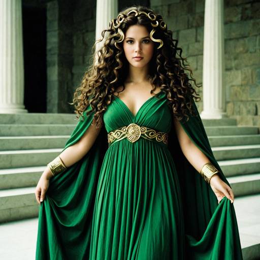 Enchanting Medusa Goddess Costume Design