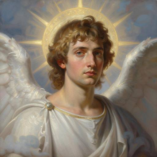 Hyperrealistic Archangel Portrait