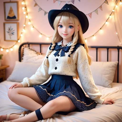 Playful Cowboy Shot of Abigail Williams
