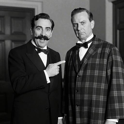 Formal Portrait of Two Distinct Men