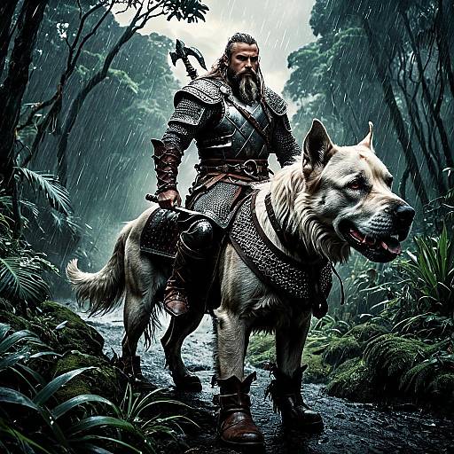 Simon Dominic-Inspired Viking Mastiff Rider