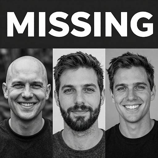 Three Portraits with Missing Notice