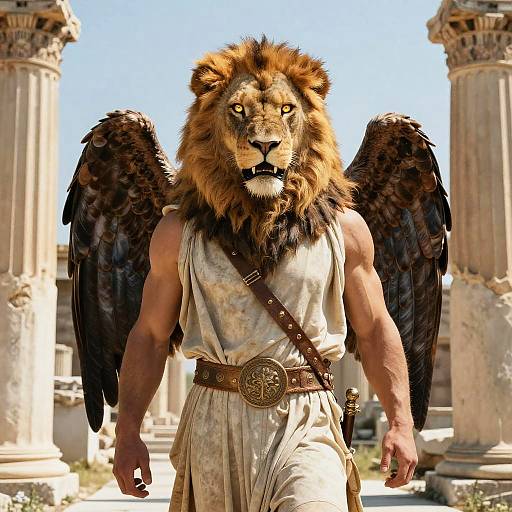 Custom Greek God with Animal Features