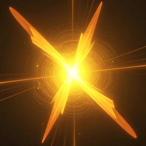 Glowing Abstract Wings with Cosmic Glow