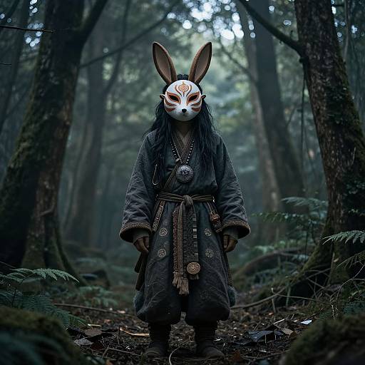 Legendary Shaman Bunny in Dark Forest