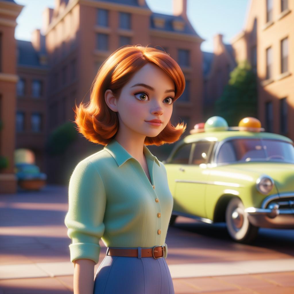 Pixar Film Still Featuring Emma Stone