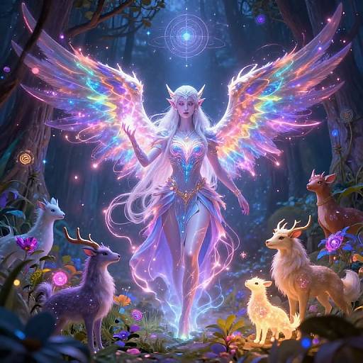 Aasimar Druid with Cosmic Energy