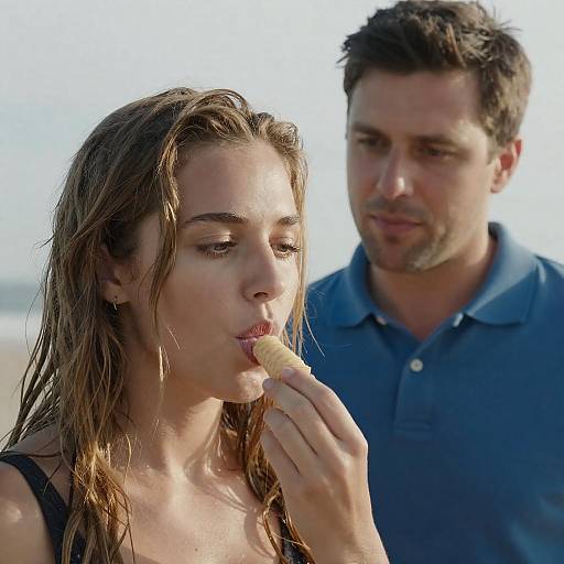 Intimate Outdoor Moment with a Couple