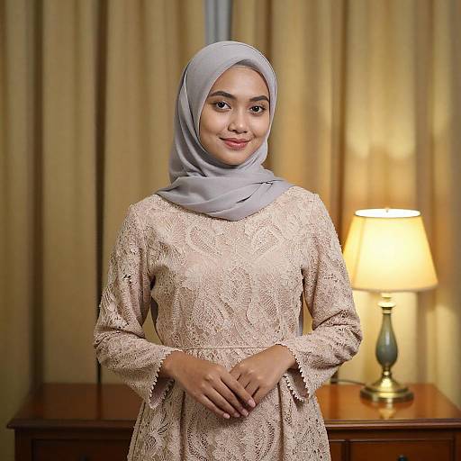 Portrait of Southeast Asian Woman in Hijab