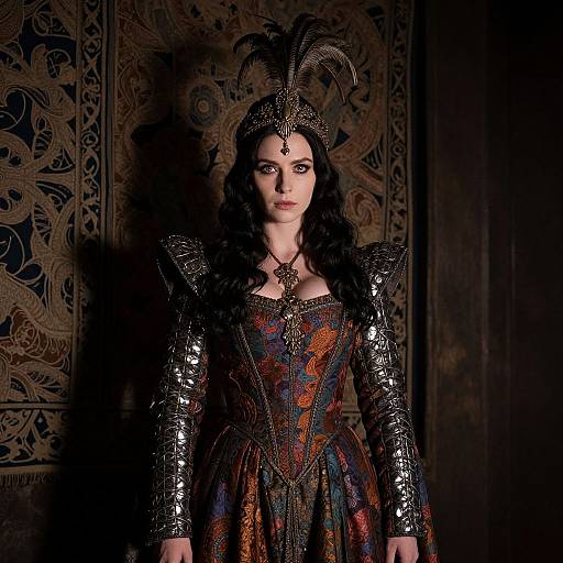 Cinematic Medieval Noblewoman Portrait