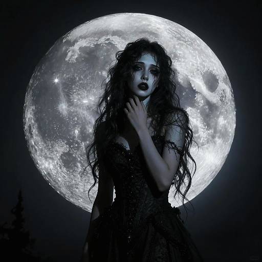 Gothic Moon of Eternal Loneliness