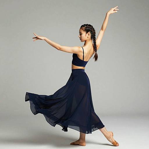 Bubble Braid on Young Dancer