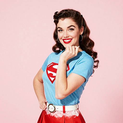 Vintage Pin-Up Style Glamour