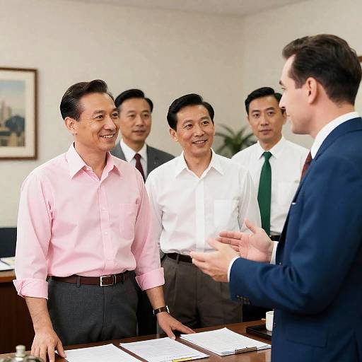 Business Discussion in Office