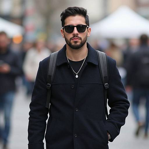 Stylish Male Street Party Outfit