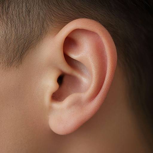 Detailed Human Ear Close-Up