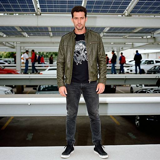 Confident Man in Urban Outfit