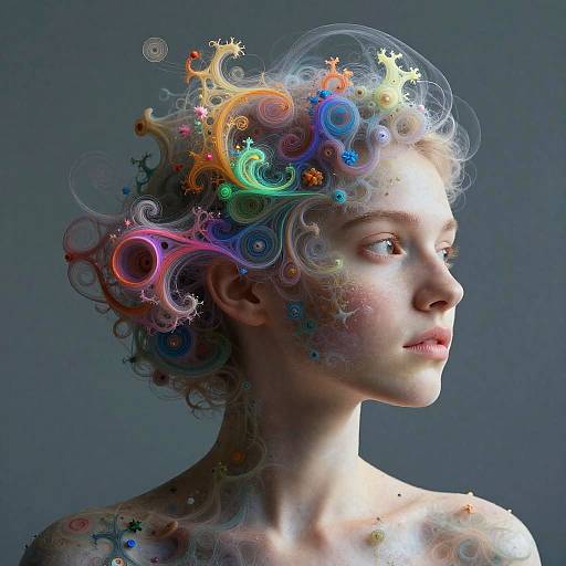 Surreal Dreamscape AI Portrait