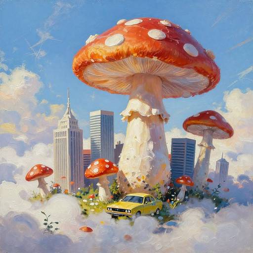 Mushroom City in Sky