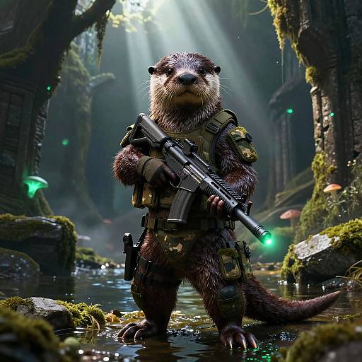 Otter Commando in Tactical Armor