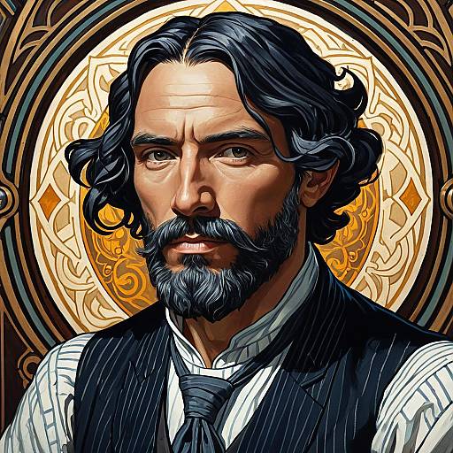 Fantasy Illustration Inspired by Ferdinand Hodler