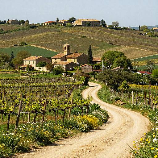 Idyllic Adria Spring Countryside