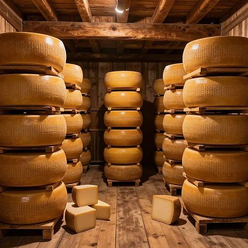 Rustic Traditional Cheese Aging Cellar